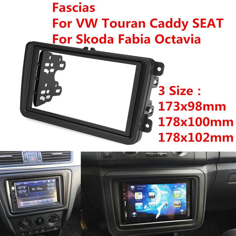 Car Radio Fascia Panel Frame Size 1