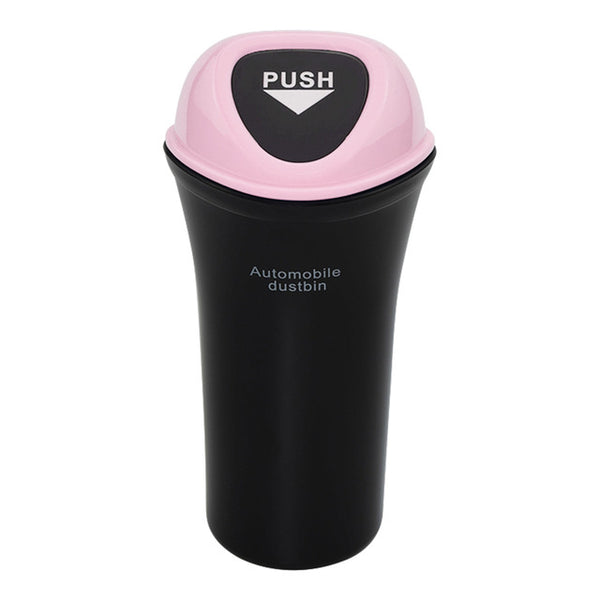 Car Trash Can Organizer Garbage Holder Pink