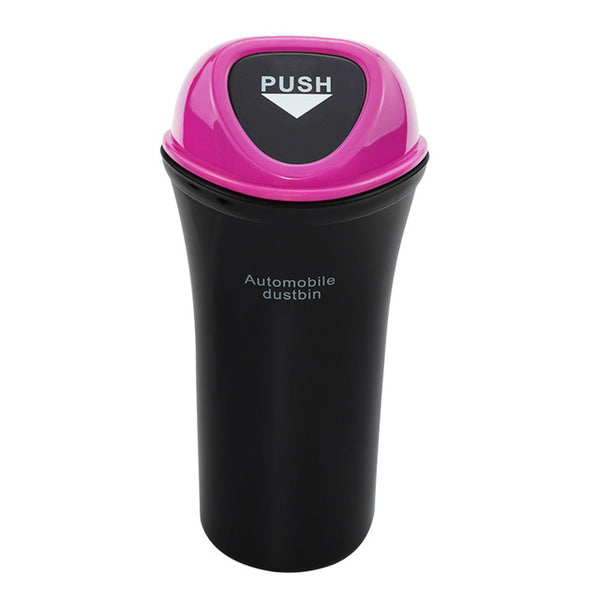 Car Trash Can Organizer Garbage Holder Purple