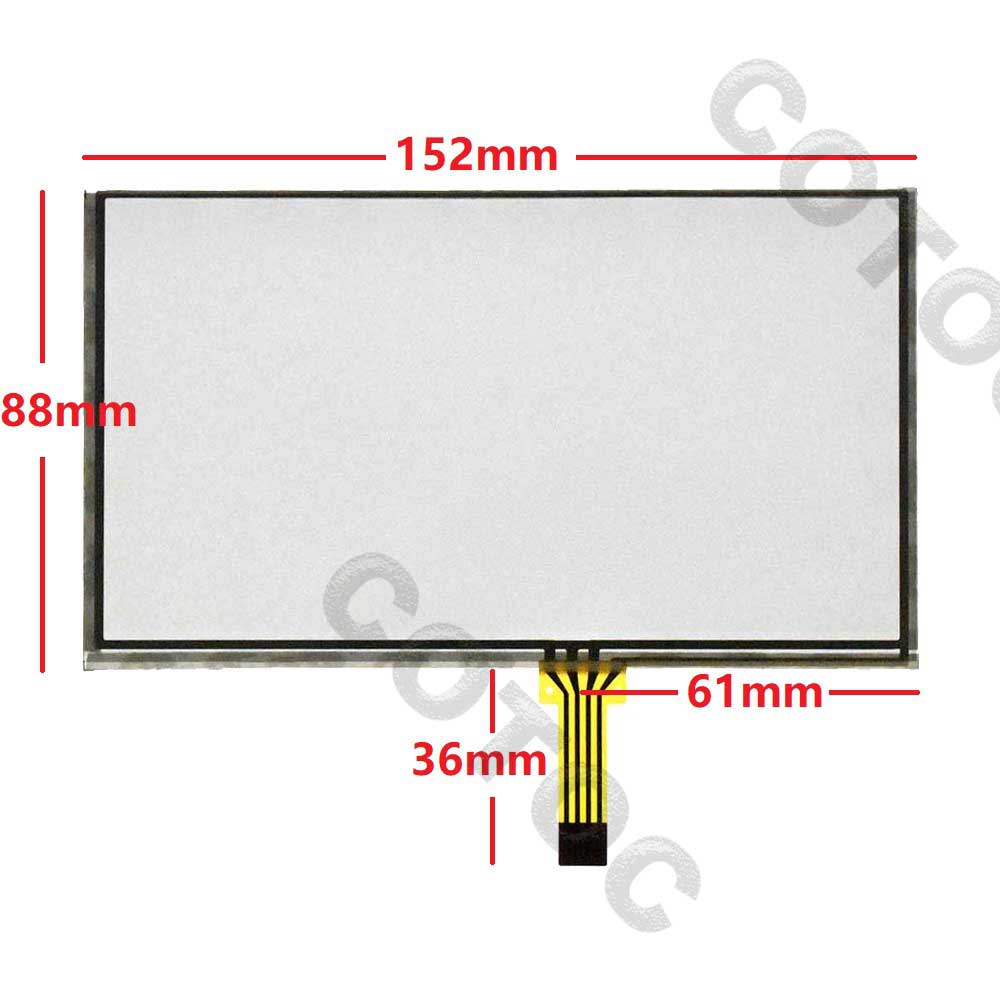 LQ065T5GG64 6.5“ Touch Screen Digitizer Navigation for Jeep LQ065T5GG64 6.5“ Touch Screen Digitizer Navigation for Jeep